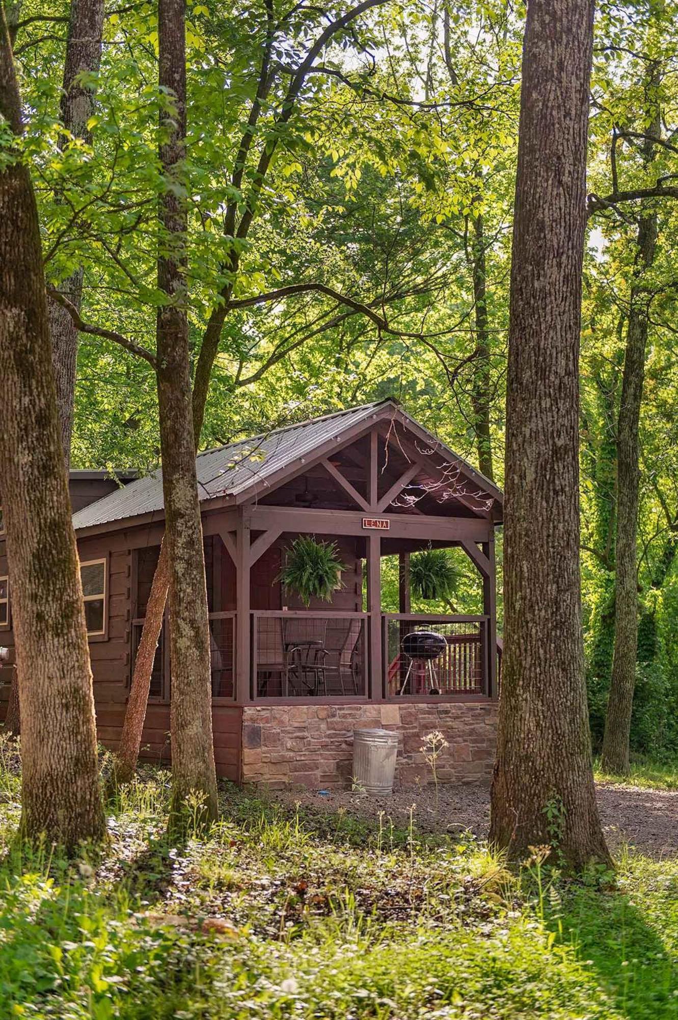 Lena Cabin Wooded Tiny Cabin - Hot Tub Chattanooga Bagian luar foto