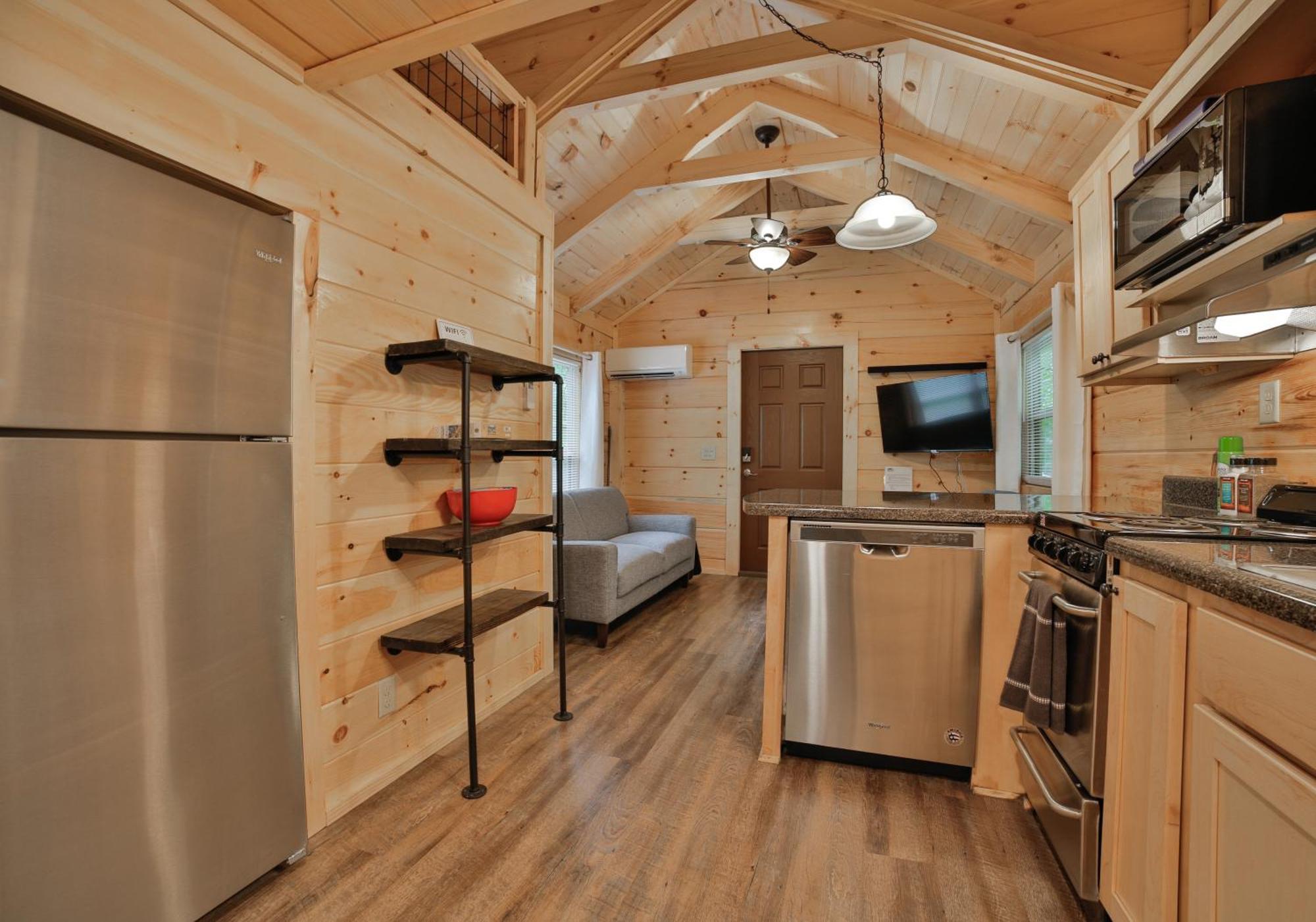 Lena Cabin Wooded Tiny Cabin - Hot Tub Chattanooga Bagian luar foto