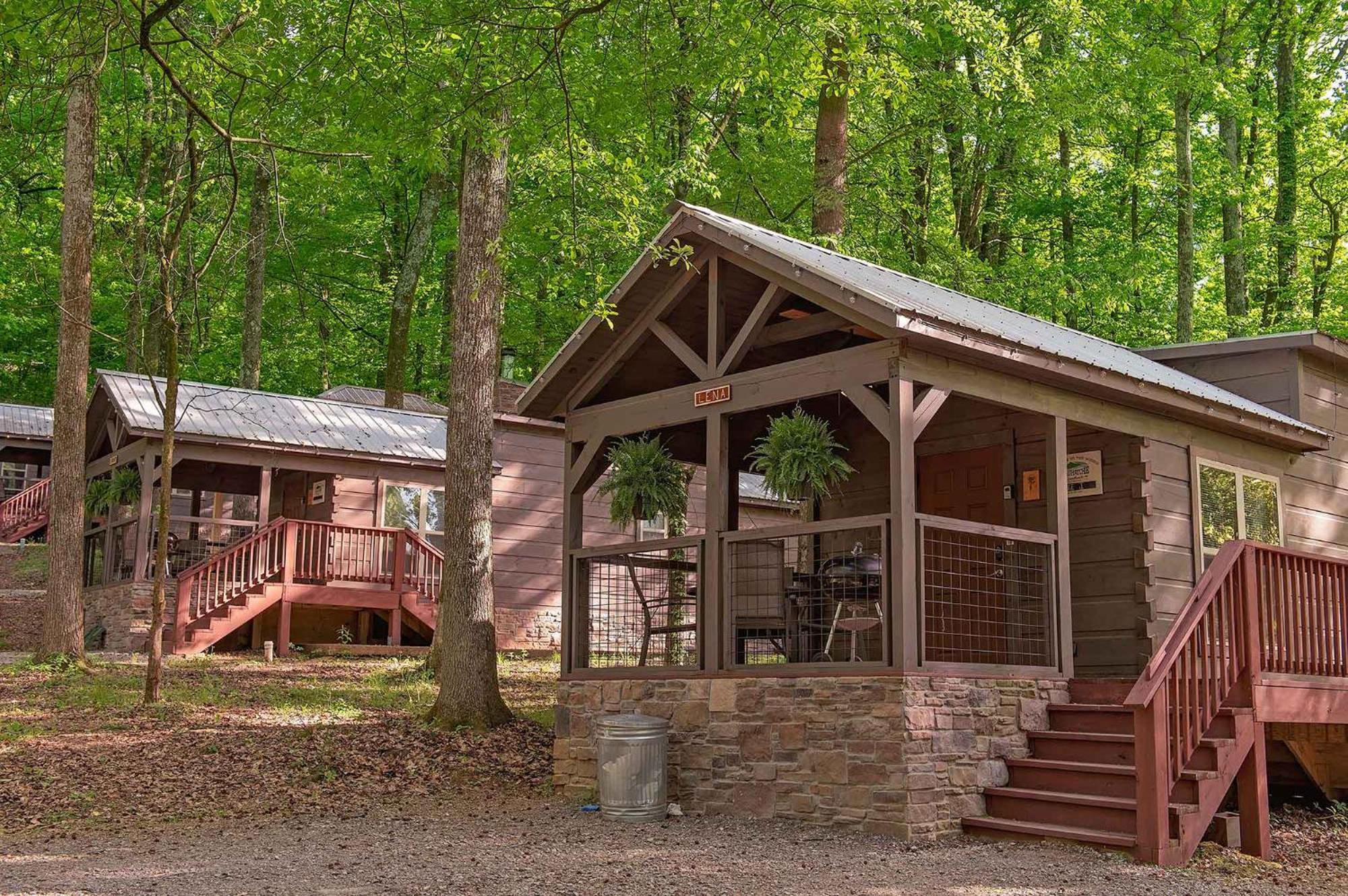 Lena Cabin Wooded Tiny Cabin - Hot Tub Chattanooga Bagian luar foto