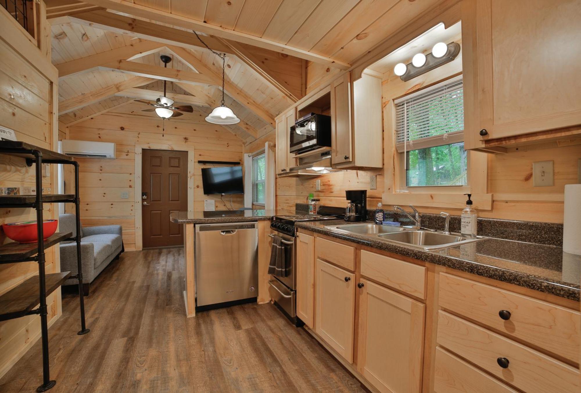 Lena Cabin Wooded Tiny Cabin - Hot Tub Chattanooga Bagian luar foto