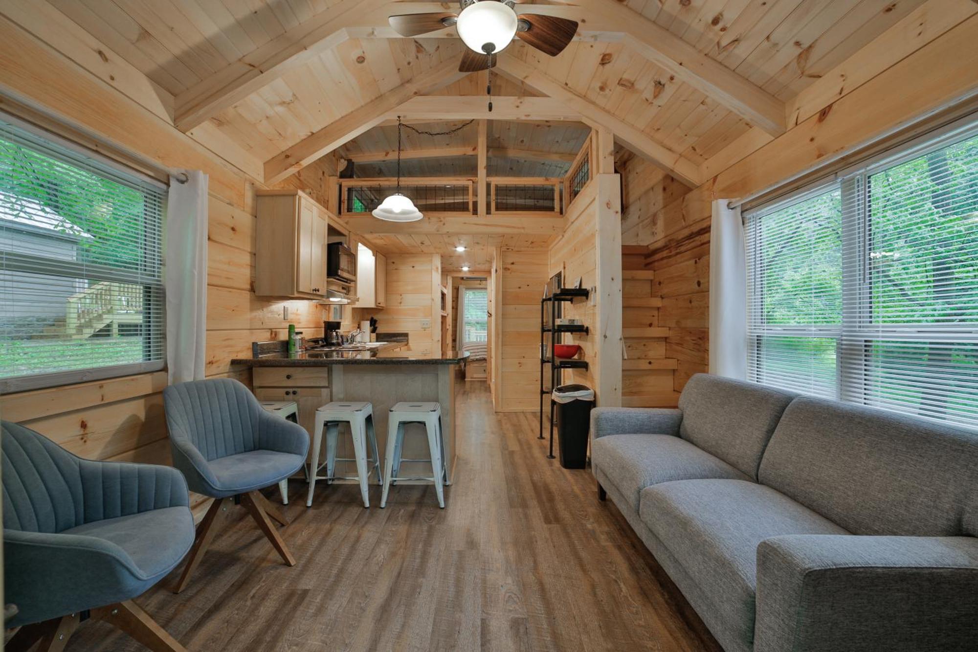 Lena Cabin Wooded Tiny Cabin - Hot Tub Chattanooga Bagian luar foto